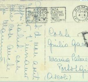 89913 - SAN MARINO - Postal History - SPECIAL POSTMARK   1952 - Road Safety CARS