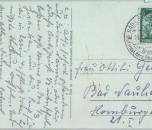 86705 - GERMANY - Postal History - POSTMARK on POSTCARD 1935 - Medicine  SPA