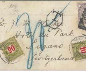 72475 - GB - POSTAL HISTORY:  POSTCARD  to Switzerland TAXED on arrival 1897