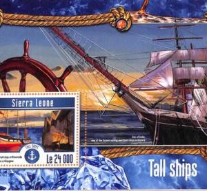 A6941 - SIERRA LEONE - ERROR MISPERF  Stamp Sheet - 2015 - TALL SHIPS