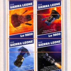 A6949 - SIERRA LEONE - ERROR MISPERF Stamp Sheet - 2018 -  PARKER SOLAR PROBE