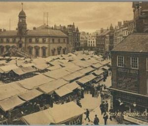 90646 - UNITED KINGDOM - Vintage POSTCARD -  Leicester    - MARKET!