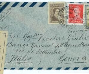 aa3101 - ARGENTINA - POSTAL HISTORY - Registered COVER from Sauce de Luna 1956