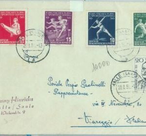67883 - GERMANY DDR - POSTAL HISTORY -   COVER: SPORTS Football ATHLETICS 1956