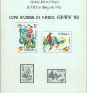 84823 - SPAIN - Postal History -  SPECIAL CARD  Football World Cup 1982