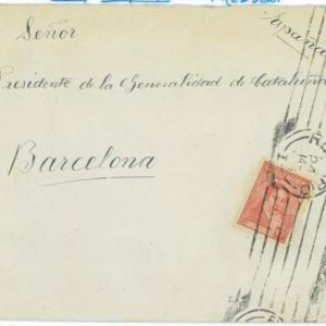 aa3122 - ARGENTINA - POSTAL HISTORY - COVER: Rosario to Generalitat de Catalunya