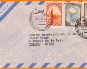 aa2790 - ARGENTINA - POSTAL HISTORY -  Airmail COVER to SWITZERLAND   1955