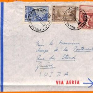 aa2794 - ARGENTINA - POSTAL HISTORY -  Airmail COVER to SWITZERLAND   1963