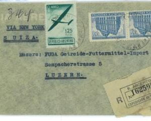 aa2965 - ARGENTINA - POSTAL HISTORY - Registered  COVER to SWITZERLAND 1945
