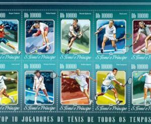 A8661 - S.Tome&Principe -  Stamp Sheet - 2014 sports, Tennis