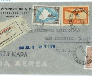 aa2991 - ARGENTINA - POSTAL HISTORY -  EXPRESS COVER  to  the USA  1941
