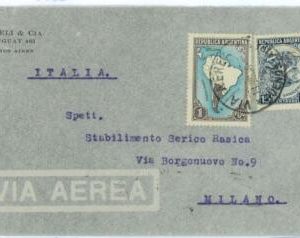 aa3003 - ARGENTINA - POSTAL HISTORY -  Airmail COVER  to  ITALY 1936
