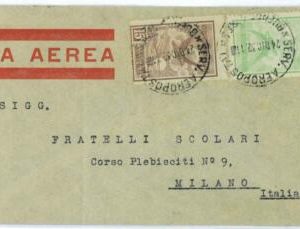 aa3021 - ARGENTINA - POSTAL HISTORY -  Airmail COVER  to  ITALY 1932
