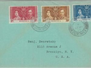 83322 - DOMINICA - POSTAL HISTORY -  FDC Cover  ROYALTY  1937