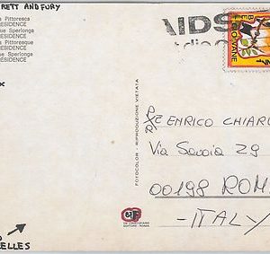 56561 - Animals BIRDS -  ITALY -  POSTAL HISTORY:  FAKE STAMP on POSTCARD
