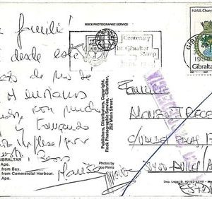 25540 - GIBRALTAR -  POSTAL HISTORY - Special postmark -  Stamp Centenary 1986