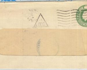 72441 - GREAT BRITAIN - POSTAL STATIONERY COVER to TURKEY 1939  Printed to order