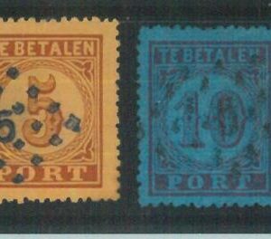 86997d - NETHERLANDS -  STAMPS - Dutch Catalogue # Tax P 1 - 2   FINE USED