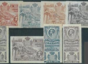88230 - MONACO - 8 POSTER  STAMPS for the 1907 Powerboat  Championship - MINT