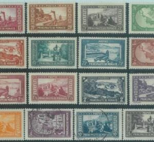 88235 - MONACO - STAMPS:  Yvert & Tellier  #  119 / 134 mixed MINT LH + USED