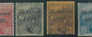 88238 - MONACO - STAMPS:  Yvert & Tellier  # 36 + 39 + 40 + 42  - MINT  MNH