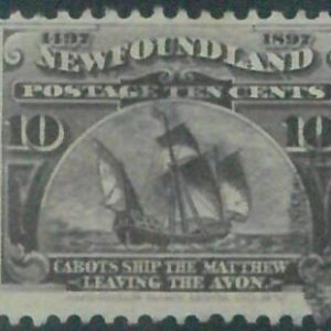 88345 - CANADA: Newfoundland - STAMP: Stanley Gibbons #  73  - FINE USED - Boats