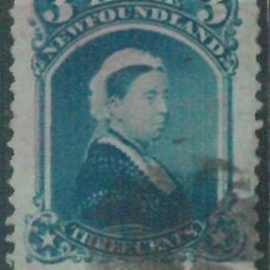 88348 - CANADA: Newfoundland - STAMP: Stanley G #  37 -  USED Queen Victoria