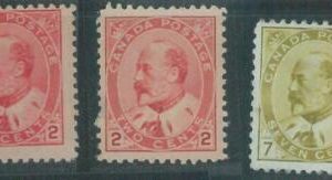 88366 -  British CANADA - STAMPS: Stanley Gibbons # 176 +  177  + 180  MINT MLH