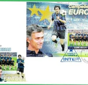 GUINE  BISSAU  - POSTAL HISTORY - FDC COVER 2010  Football  INTER Milano