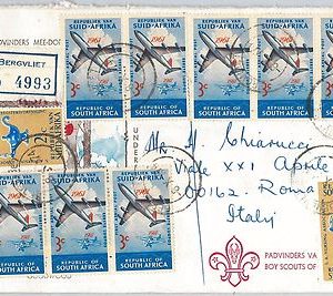 56579 -  AVIATION Airplanes - SOUTH AFRICA -  POSTAL HISTORY:  COVER 1974