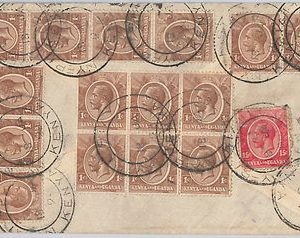 51885 - KUT KENYA  -  POSTAL HISTORY - COVER to GERMANY 1929 - 30 Cnt rate NICE!
