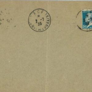 93281 - FRANCE - POSTAL HISTORY Special Postmark - car CIRCUIT de TOURAINE 1923