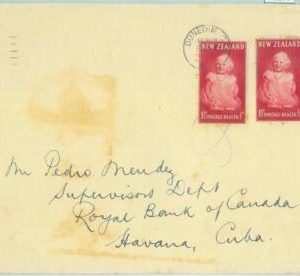 86277 - NEW ZEALAND  - Postal History - COVER to HAVANA!  1952