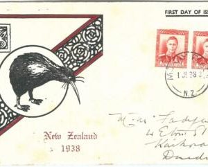 69113 - NEW ZEALAND - POSTAL HISTORY - FDC  COVER 1938 - ROYALTY