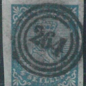 88249  -  NORWAY -  STAMP  -  FACIT #  1 -  Fine USED with "264" SKIEN  postmark