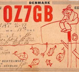 ac9757   - DENMARK - VINTAGE POSTCARD - RADIO FREQUENCY CARD - Kolding - 1947
