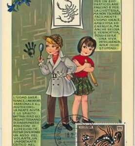 63792   SAN MARINO - POSTAL HISTORY: MAXIMUM CARD 1970  Horoscope ZODIAC Scorpio