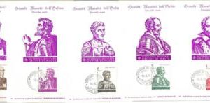 63705 -  SMOM - POSTAL HISTORY: Set of 5  MAXIMUM CARD 1974 -  HISTORY