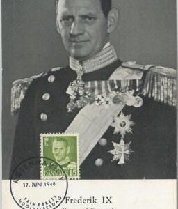 63694  -  DENMARK - POSTAL HISTORY: MAXIMUM CARD 1948 -  ROYALTY