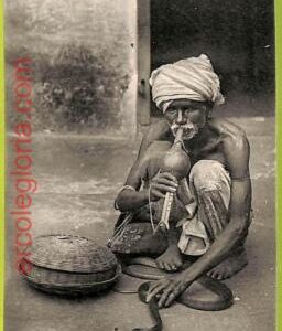 af4221 - INDIA - VINTAGE POSTCARD Ansichtskarten -  Pondichéry -  ETHNIC