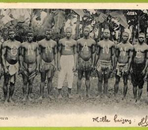 af4223 - SIERRA LEONE - VINTAGE POSTCARD Ansichtskarten - 1903 - ETHNIC