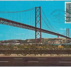63618 - PORTUGAL - POSTAL HISTORY: MAXIMUM CARD 1966 -  ARCHITECTURE  Bridge