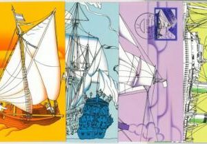 63602 -  NETHERLANDS - POSTAL HISTORY: set of 4 MAXIMUM CARD 1973 -  BOATS
