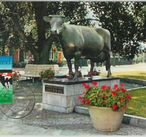 63605  -  NETHERLANDS - POSTAL HISTORY: MAXIMUM CARD 1974 -  FARM ANIMALS Cow