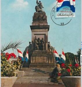 63597  -  NETHERLANDS - POSTAL HISTORY: MAXIMUM CARD 1972 -  FLAGS