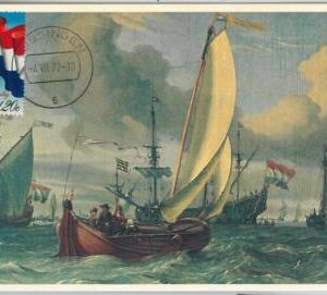 63594  -  NETHERLANDS - POSTAL HISTORY: MAXIMUM CARD 1972 -  FLAGS