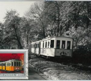 63585  -   HUNGARY - POSTAL HISTORY:  MAXIMUM CARD  1974 -  TRAIN