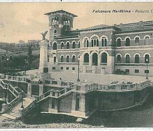 CARTOLINA d'Epoca ANCONA provincia : Falconara Marittima 1928