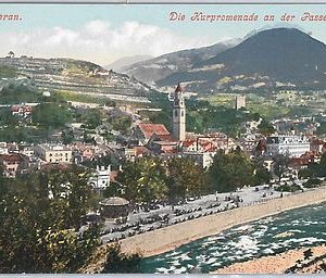 40757  CARTOLINA d'Epoca - BOLZANO - MERANO : KURPROMENADE