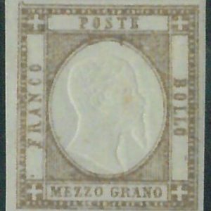 87845 - Antichi Stati - SARDEGNA - STORIA POSTALE: Sassone 18 nuovo *  LUSSO